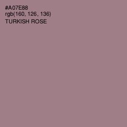 #A07E88 - Turkish Rose Color Image